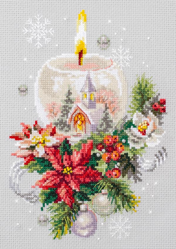 Broderikit Magic Needle "Jullykta" 16x23 cm