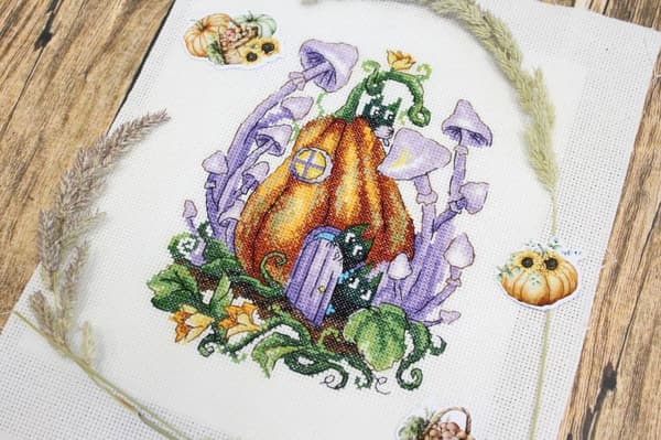 Broderikit MP Studia "Pumpahus" 14x19 cm