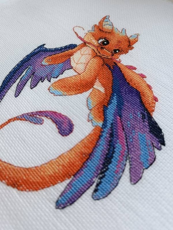 Broderikit Oven "Drake" 14x17 cm