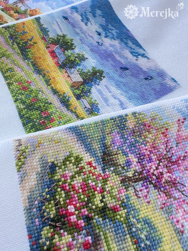 Broderikit Merejka K-279B - "Sommer" 11.5x11.5cm