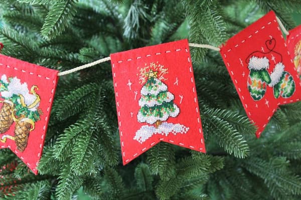 Broderisett MP Studia «Julejente» 8x12 cm