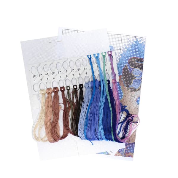 Broderisett MP Studia "Bak kulissene" 18x26 cm