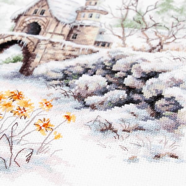 Broderisett Magic Needle "I vinterdrømmer" 26x26 cm
