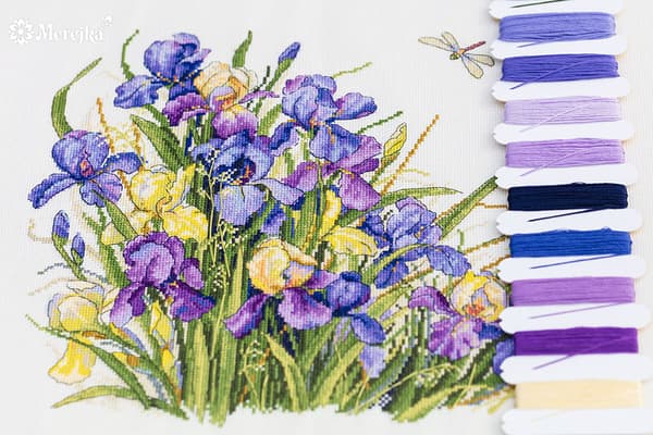 Broderikit Merejka K-122A - "Iriser" 32x27 cm