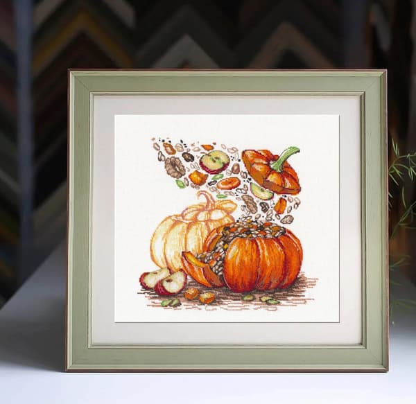 Broderisett Oven «Ghapama» 27x26 cm