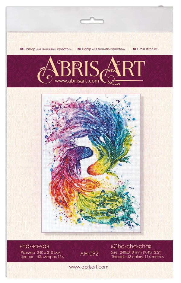 Broderikit Abris Art "Cha-cha-cha" 24x31 cm