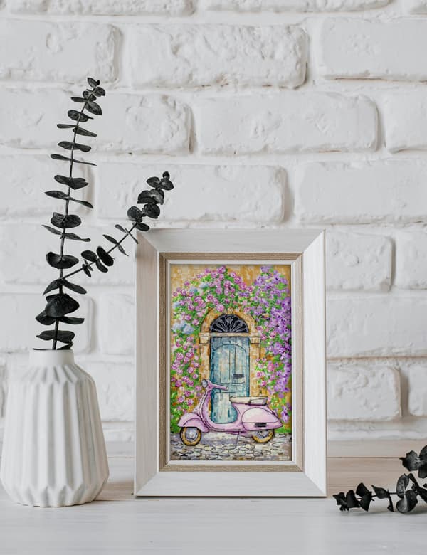 Broderikit Abris Art "La Dolce Vita" 16x25cm