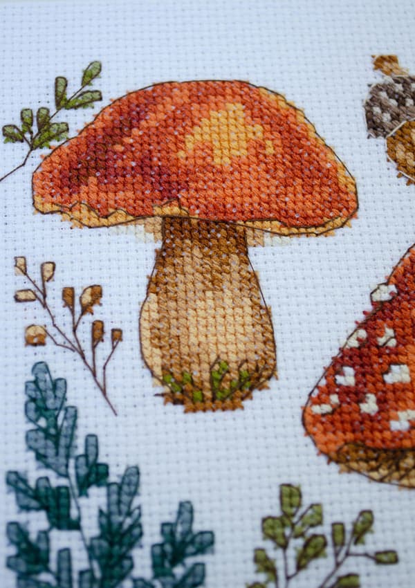 Broderisett Abris Art "Skogsamling" 19x29cm