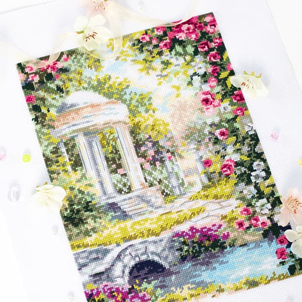 Broderisett Magic Needle «Rotunden» 20x28 cm