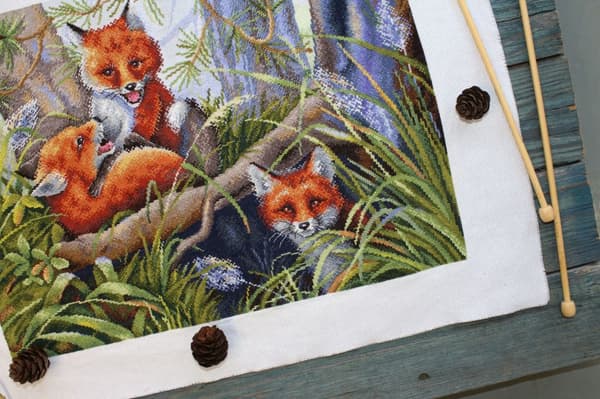 Broderikit MP Studia "Sjove lege" 40x30 cm