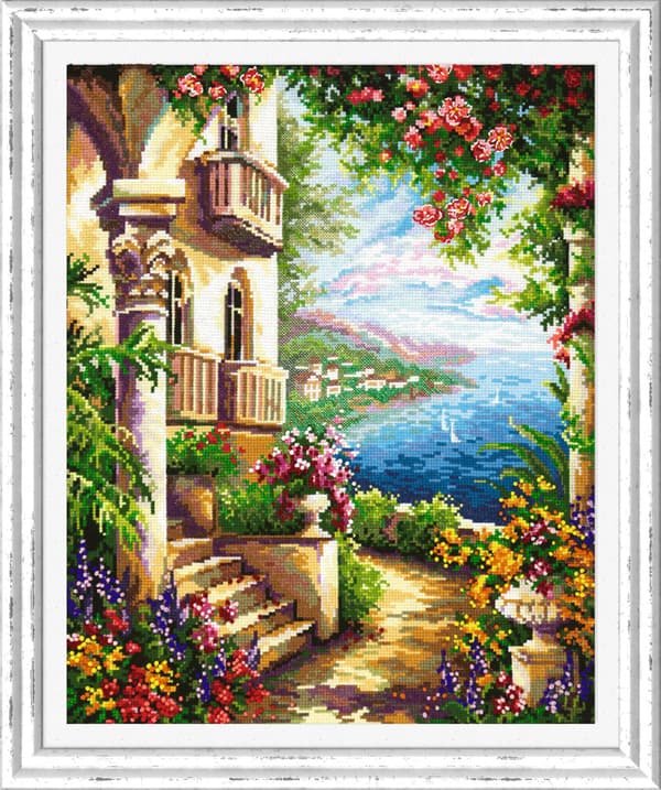 Broderikit Magic Needle "Ved Det Sorte Hav" 33x40 cm