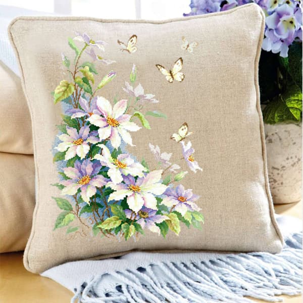 Broderisett Magic Needle "Klematis" 28x39 cm