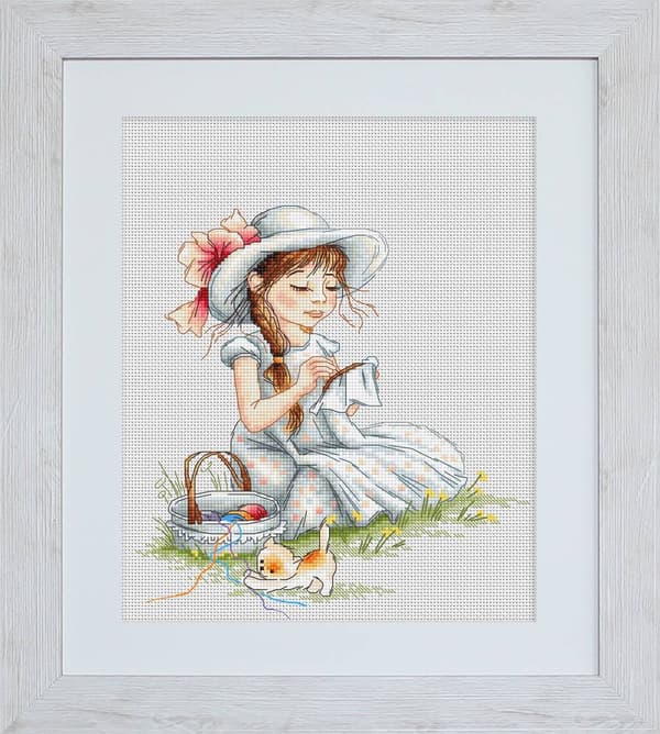 Broderisett Luca-S B1059 - "Broderi" 19x20 cm