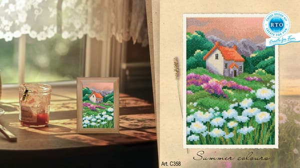 Broderisett RTO "Sommerfarger" 12x17 cm