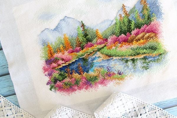 Broderikit MP Studia "Søen Jack London" 25x19 cm