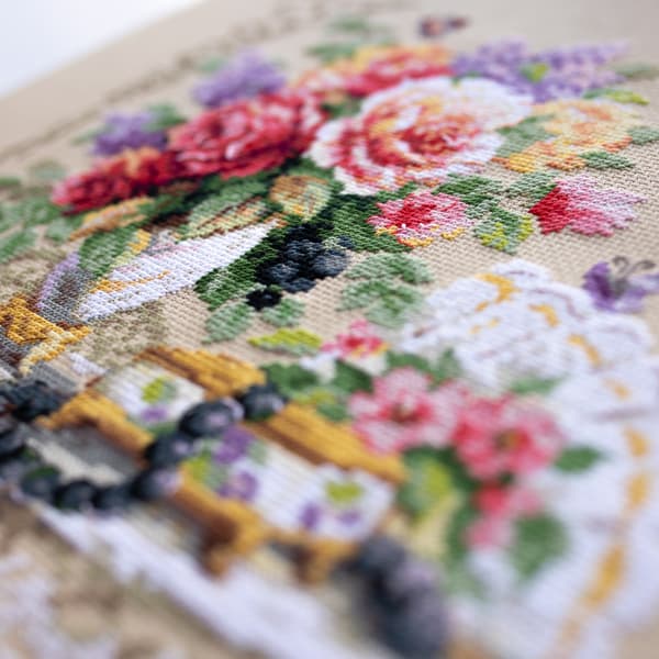 Ristipistopakkaus Magic Needle "Flirttailevaa aikaa" 35x25 cm