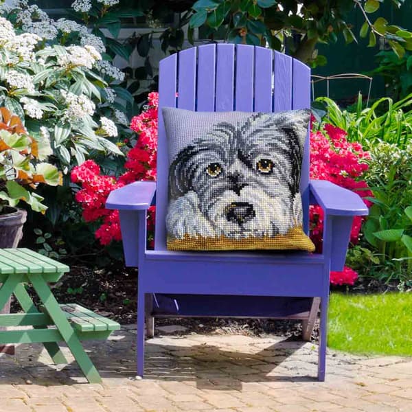 Broderikit Pude Collection D`Art 5084 - "Trofast" 40x40 cm