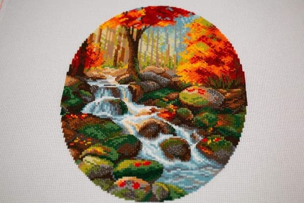 Broderisett Riolis "Høstløv" 30x40 cm