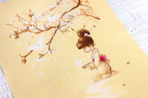 Broderikit Luca-S B1145 - "Sommerfugle" 32x41 cm