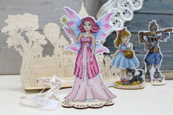 Broderikit plastic canvas MP Studia "Stella" 12x20 cm