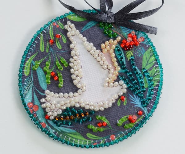 Perlebroderi Abris Art "Ny glæde" 13.2x6.6 cm