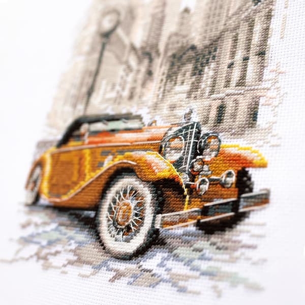 Broderikit Magic Needle "Retro Stil. New York" 16x20 cm