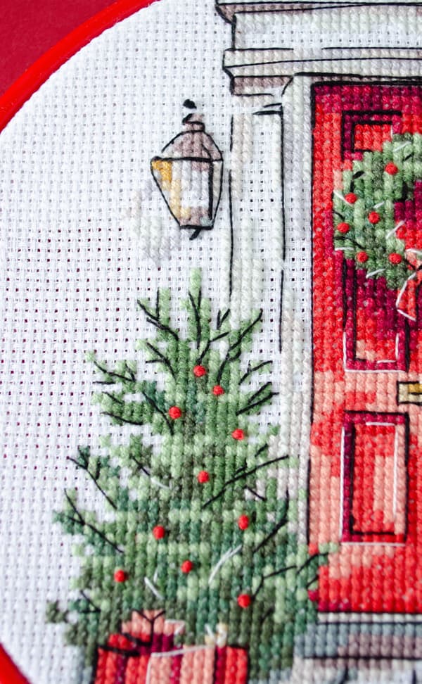 Broderikit Abris Art "Festlig modtagelse" 15x15cm
