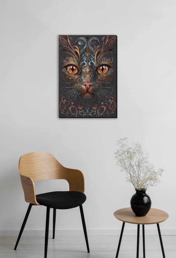 Perlebroderi Abris Art "En heksas blik" 30x43 cm