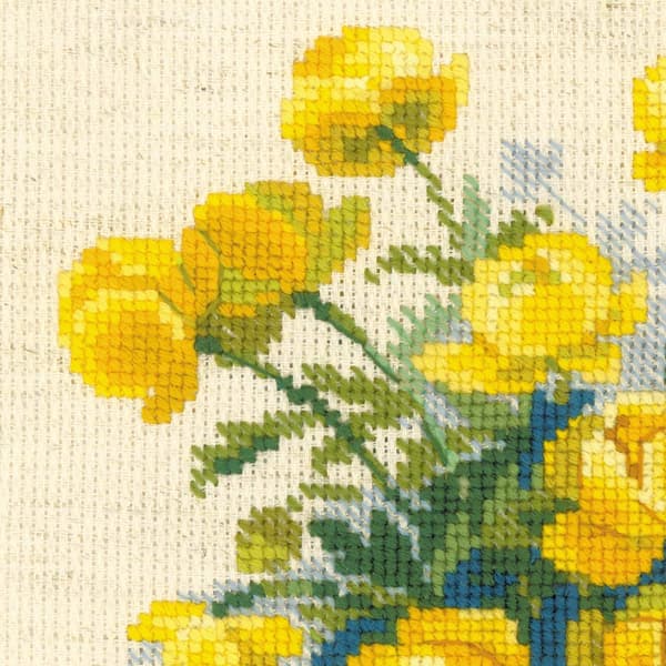 Broderikit Riolis "Klobe-blomma" 20x20 cm