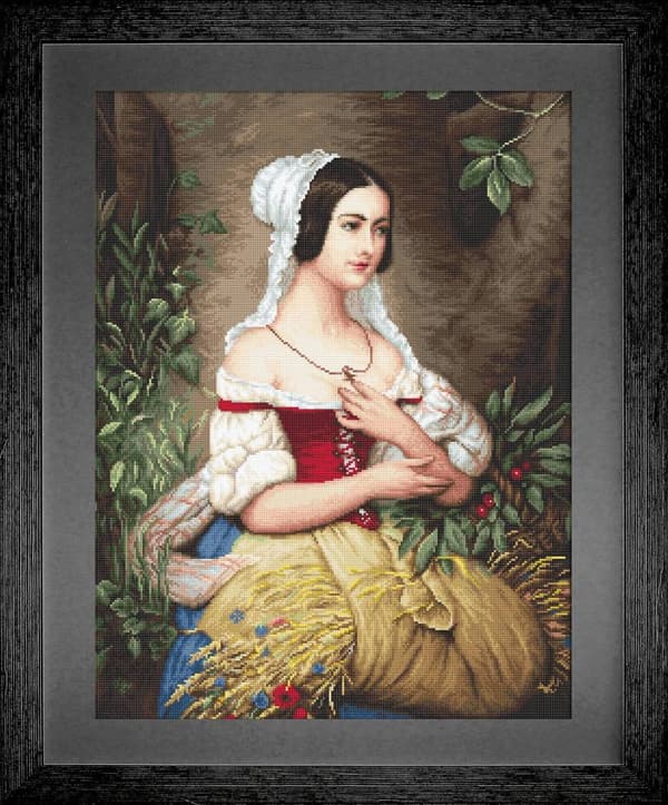 Broderisett Luca-S B576 - "Samler" 31x41 cm