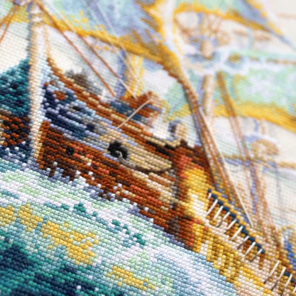 Broderikit Magic Needle "Lykkevind" 27x40 cm