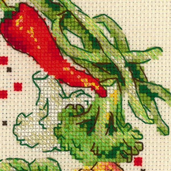 Broderikit Riolis "Middag" 15x18 cm