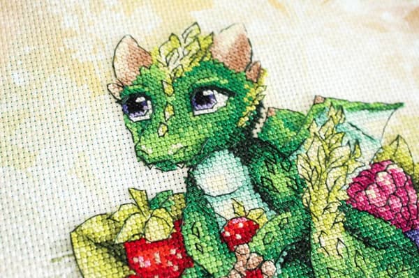 Broderikit MP Studia "Drage" 12x13 cm