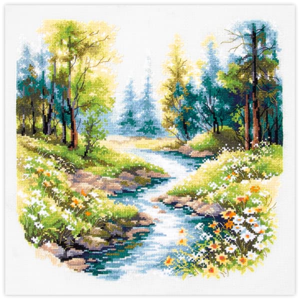 Broderikit Magic Needle "Naturens ljud" 26x26 cm