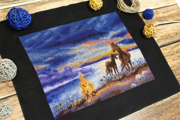 Broderikit MP Studia "Sommar­natt" 26x20 cm
