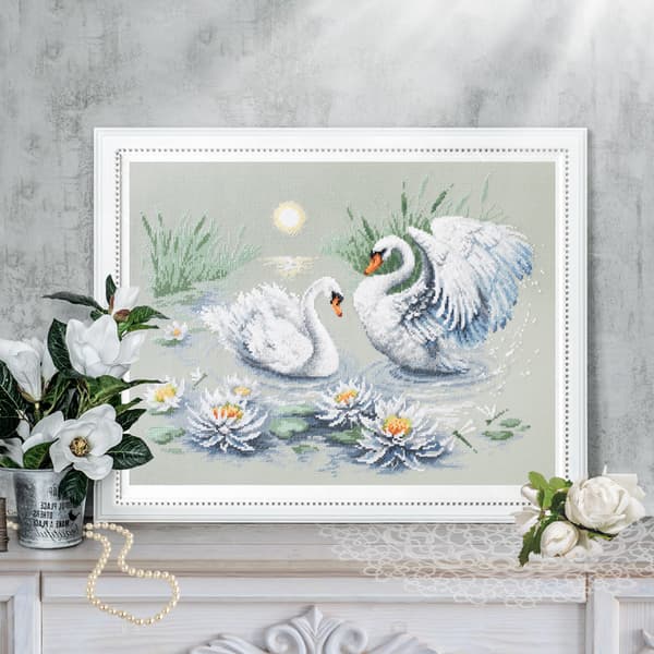 Broderisett Magic Needle "Bryllupsvals" 41x31 cm