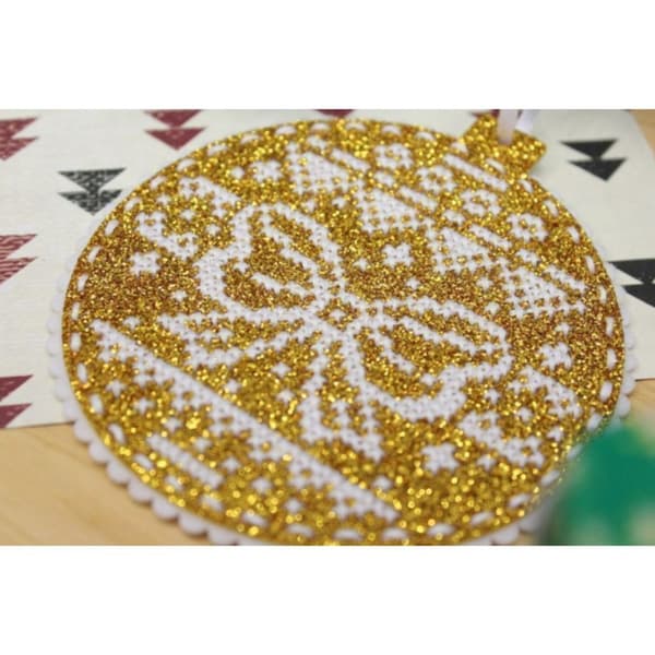 Broderikit MP Studia "Gylden gave" 11x10 cm