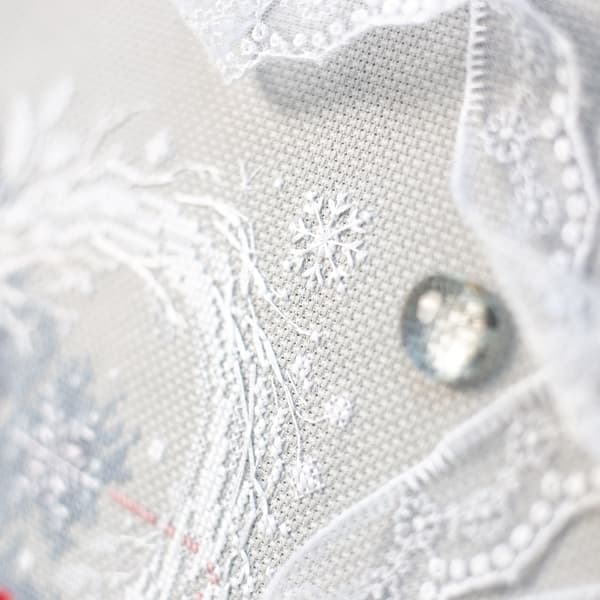 Broderisett Magic Needle "Vinterkapris" 19x28 cm