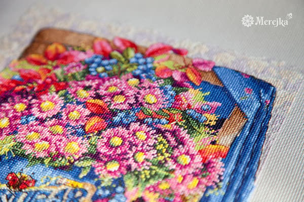 Broderisett Merejka K-88 - "Sukker" 22x25 cm