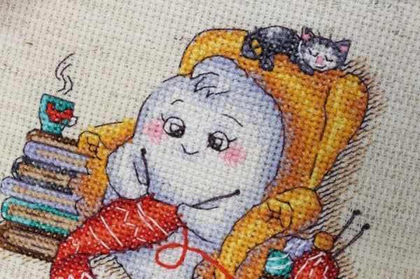 Broderisett MP Studia "Spøkelsesbrud" 11x11 cm