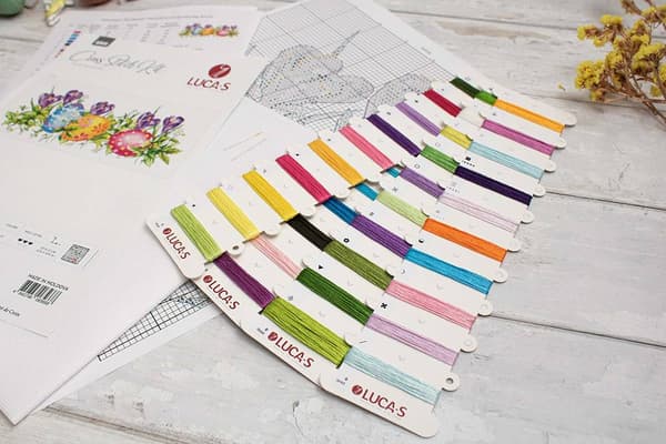 Broderikit Luca-S B7016 - "Krokus" 33x13 cm