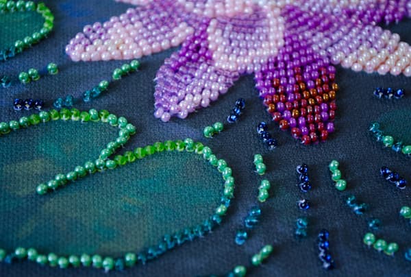 Perlebroderi Abris Art "Åkander" 15x15cm