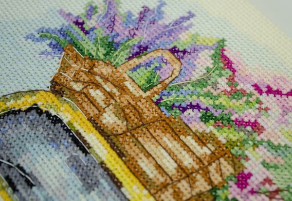 Broderikit Abris Art "Eventyr i Provence" 19x22cm