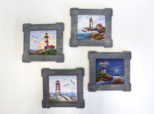Broderisett MP Studia "Havsutsikt" 10x11 cm