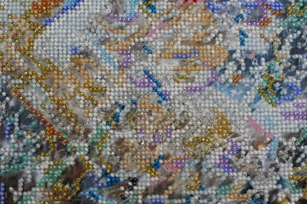 Perlebroderi Abris Art "Troskabslys" 25x30 cm