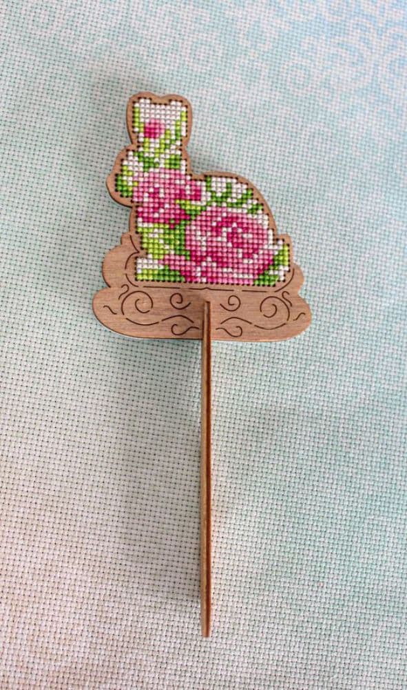 Trebroderi MP Studia "Blomsterpåske" 8x21 cm