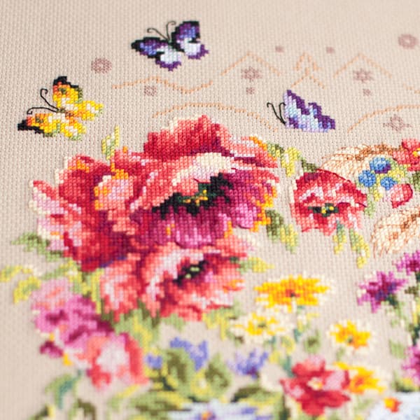 Broderikit Magic Needle "Ditt hjärtas sken" 26x34 cm