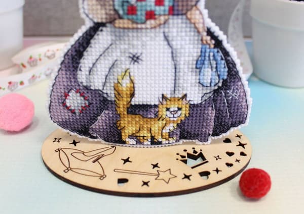 Broderikit Plastik Canvas MP Studia "Glas-sko" 10x13 cm