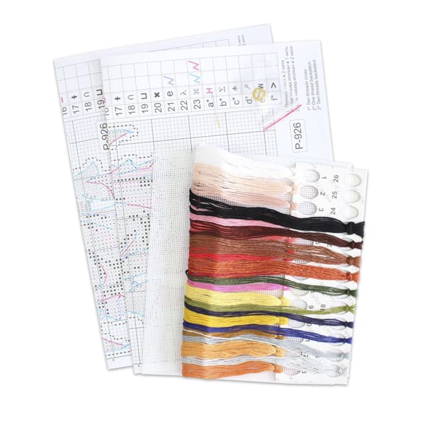 Broderisett Plastic Canvas MP Studia "Lille røveren" 18x12cm