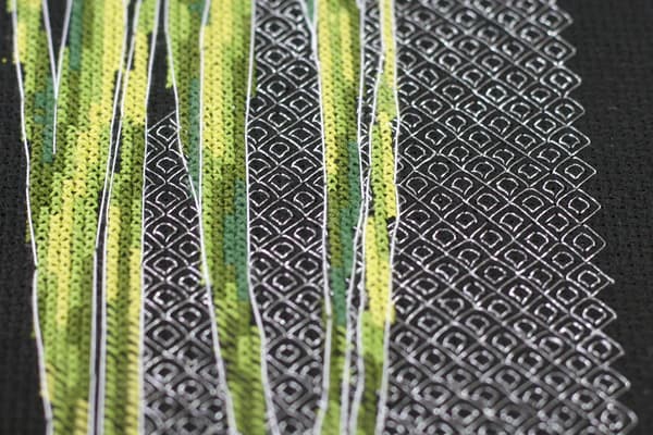 Broderikit Abris Art "Japansk iris" 16x43cm